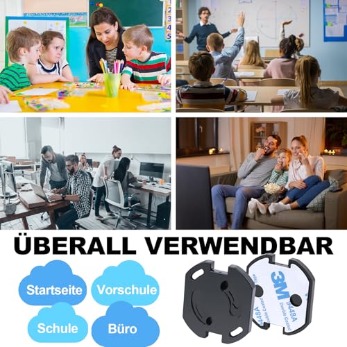 REDTRON Steckdosensicherung mit Drehmechanik, 20stk Steckdosen Kindersicherung, Steckdosensicherungen für Babys und Kinder… – Ansicht 7