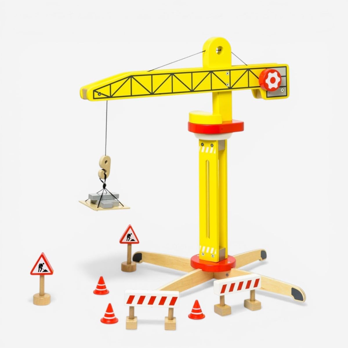 oxybul | Grue en Bois mécanique 3-8 Ans