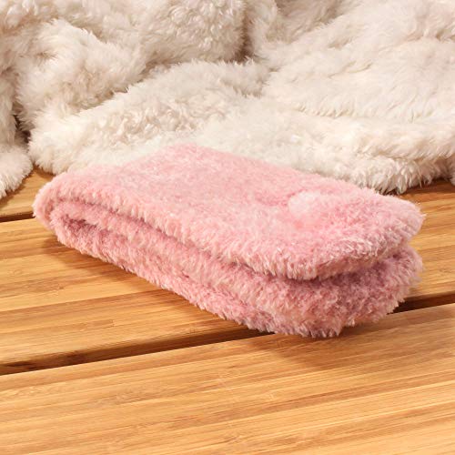 Image of BambooMN Women's Super Soft and Cozy Feather Light Fuzzy Socks - Multiple Color Options - Two Sizes - Value Packs