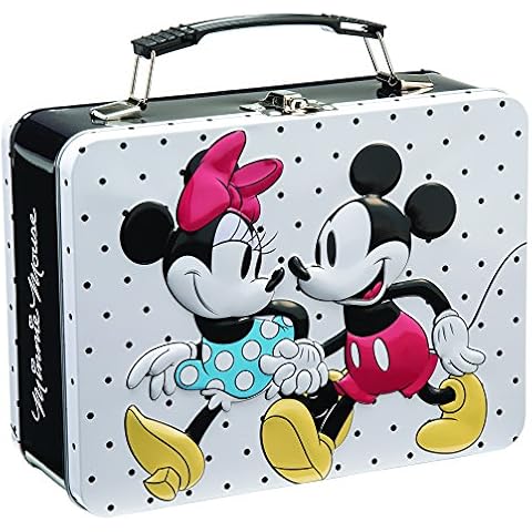 Disney Mickey & Minnie Large Tin Tote 89070 Cover