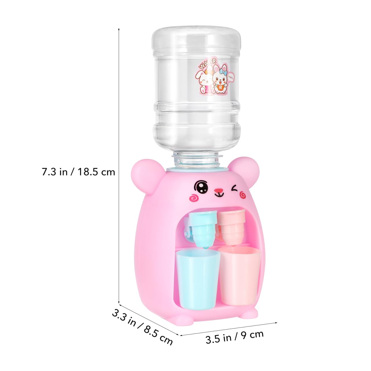 Mini distributeur d'eau pour enfants, jouet mignon de dessin animé, fontaine à eau, jus, lait, jouets de cuisine pour jouer à faire semblant, cadeaux pour garçons et filles  26
