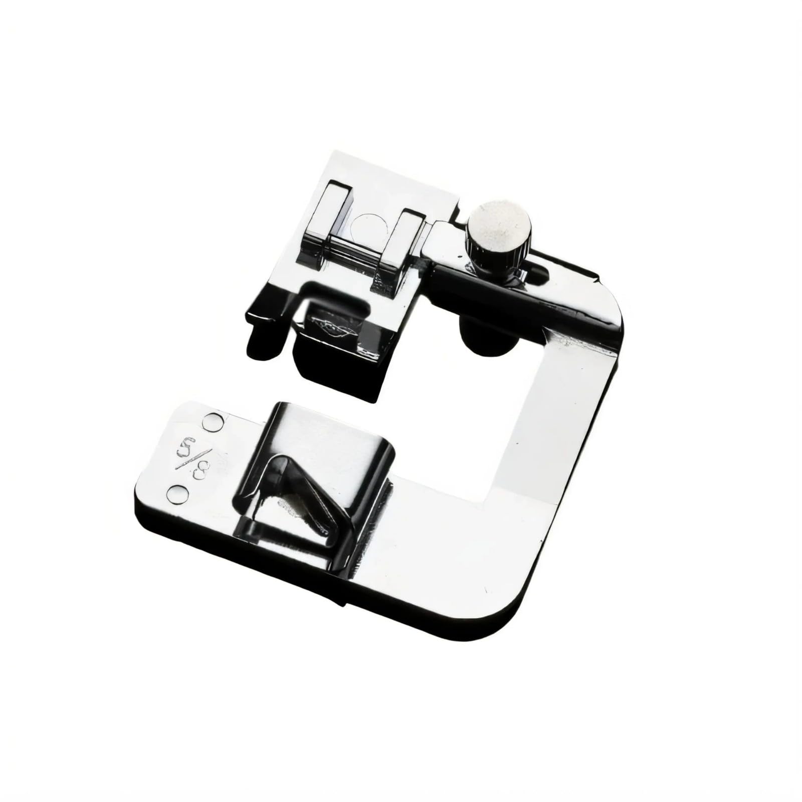Ekoama Household Sewing Machine Hemmer Foot Metal Rolled Hemming Presser Foot Quick Installation For Fabric Tailoring Stitching