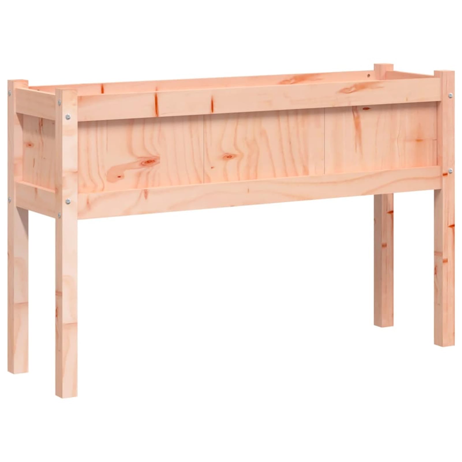 Pflanzkübel 2 STK. mit Beinen Massivholz Douglasie,Wetterfest, Robust & Pflegeleicht Hochbeet Garten Pflanzkübel Blumenkasten Pflanzkasten Terrassen Gemüsebeet Pflanzbeet Hochbeete für Garten
