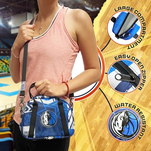 Mavericks Sling Purse - Adult Street Series Crossbody Bag: Water resistant Sling Backpack. Dallas Mavericks merch & gifts2