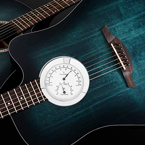 Vochtigheidsmeter, Muziekinstrument Accessoires Viool Onderdelen Twee Temperatuurschaal Kleine Perfecte Tool voor Gitaar… - Image 4
