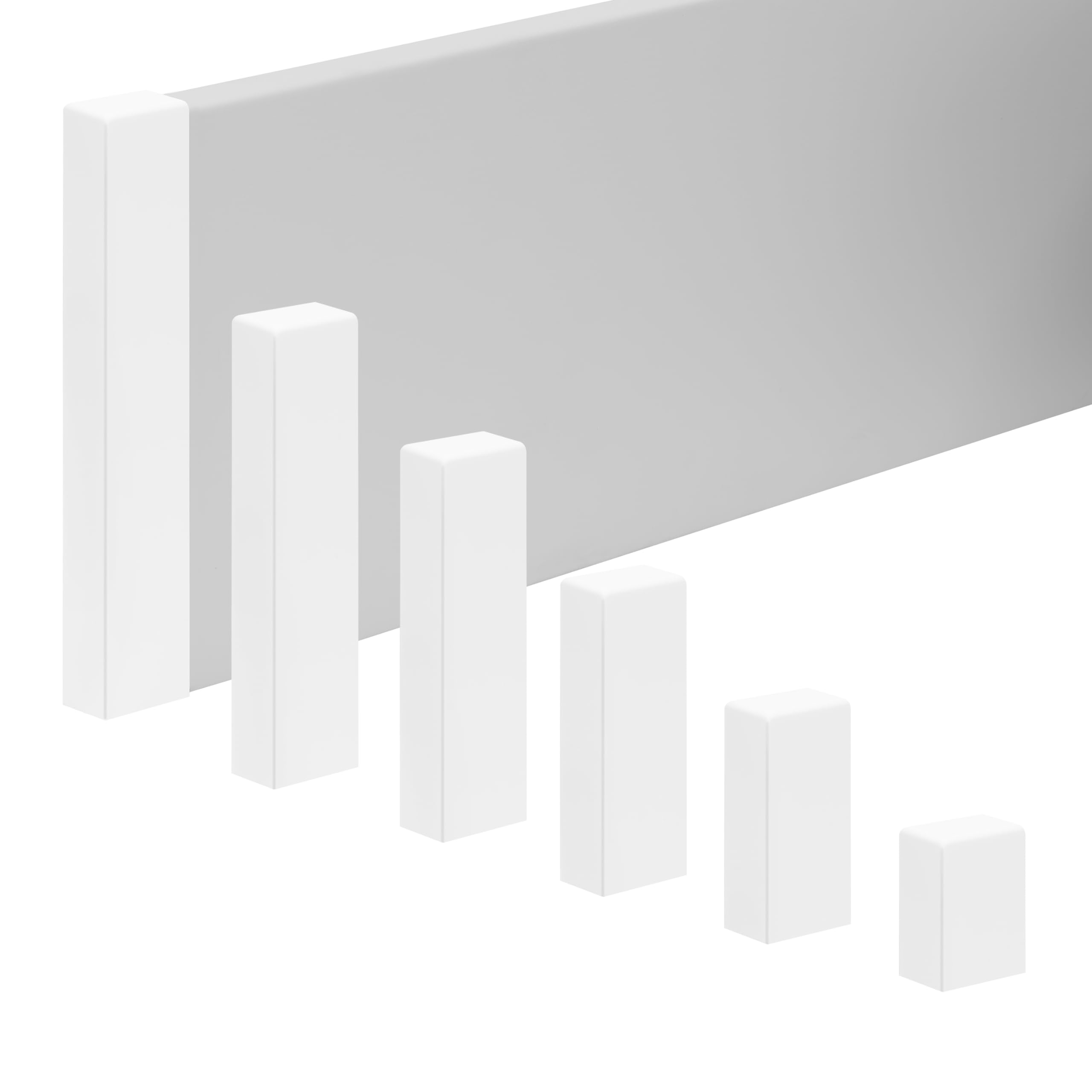 Reese Strip End for Skirting Boards, End cap left, 60mm