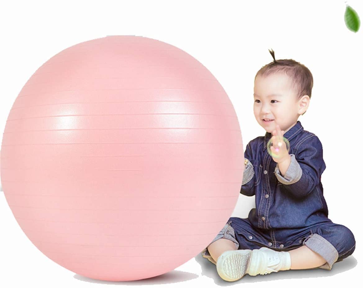 Pelota de Pilates Bola de Ejercicios de diseño Mate de 55-75 cm, Bola de Fitness, Bola de Yoga de Pelota de Pilates para Hacer Ejercicio y Adelgazamiento Bolas de práctica en Miniatura(65CM)