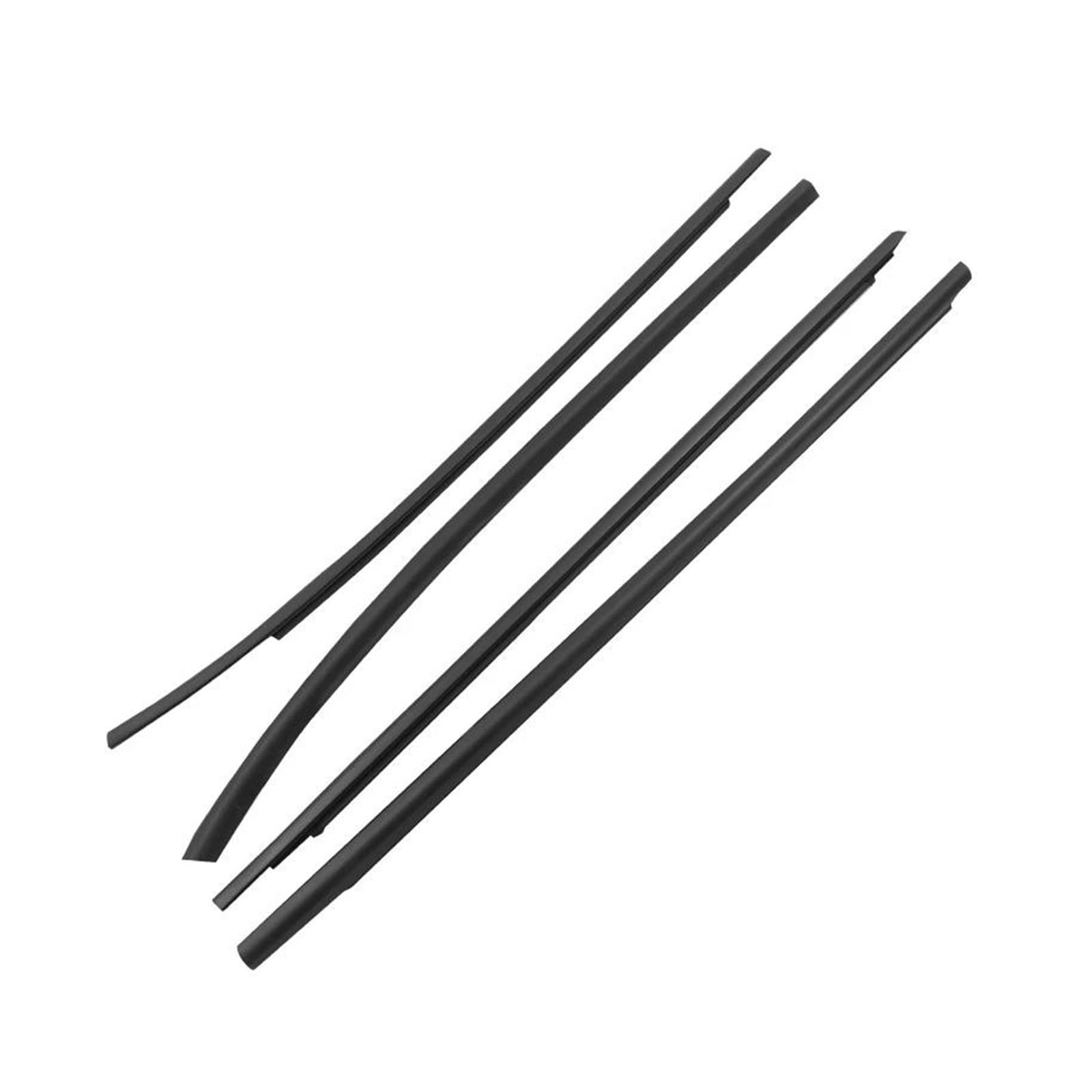 Jbpihzt One Color 4Pcs Window Glass Weatherstrip For Hyundai Ix35 2010-2015 82210-2S000 Car Door Waterproof Weather Sealing