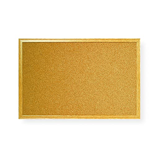 Makro Paper 220225 - Tablero de Corcho con marco de madera, 30 x 40 cm