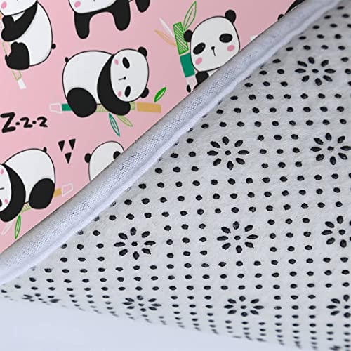 Badematten Set 3D 40x60 Panda Badezimmerteppich-Set absorbierend 3-teiliges maschinenwaschbare weich badteppich schnell… – Bild 7