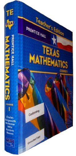 Texas Mathematics Course 1, Teacher's Edition 0131340077 Book Cover