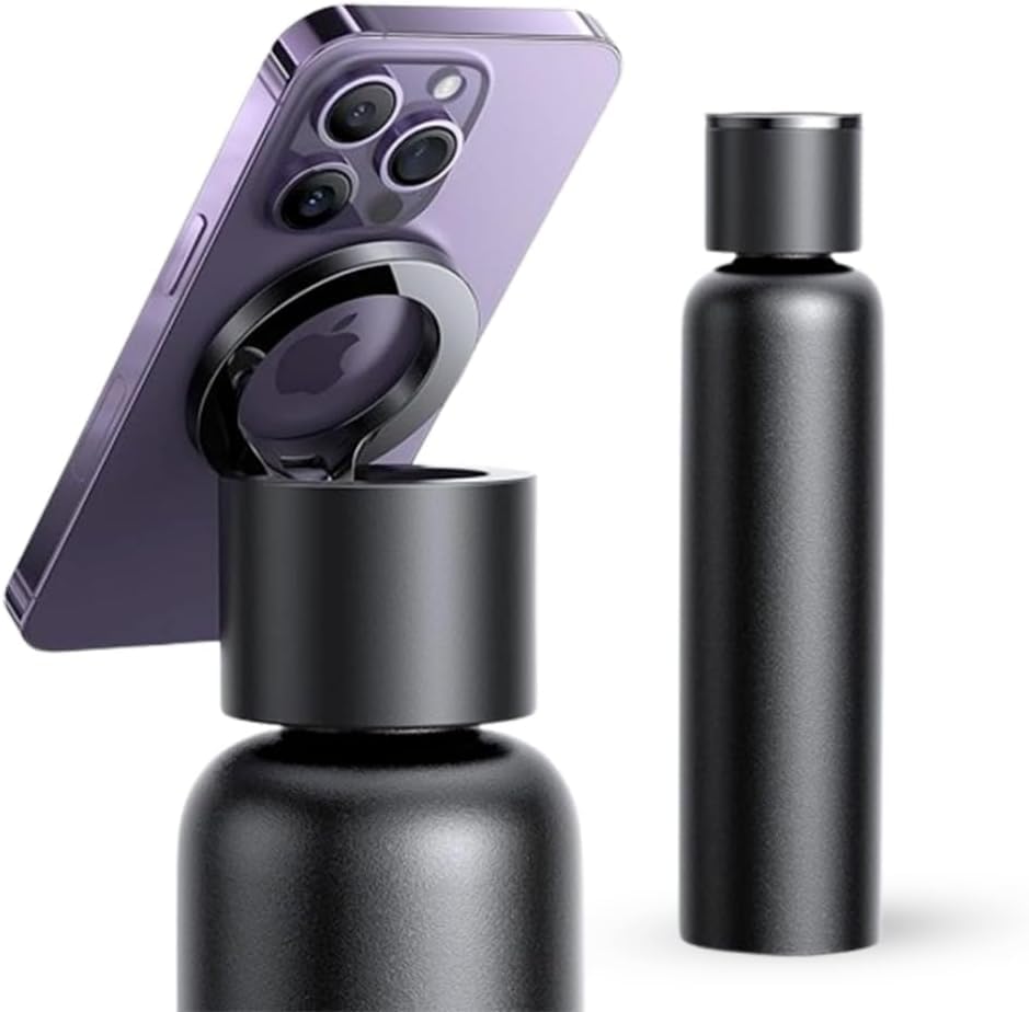 Support Magnétique Pour Gourde Et Téléphone - Idéal Salle De Sport Et Randonnée