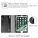 Fintie Keyboard Case for iPad 9.7 2018 2017 / iPad Air 2 / iPad Air - Folio Stand Cover with Removable Wireless Bluetooth Keyboard for Apple iPad 6th / 5th Gen, iPad Air 1/2, Black