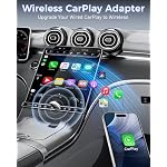 Wireless CarPlay Adapter for Apple iPhone Multi-User Connection (Silver) - Image 2