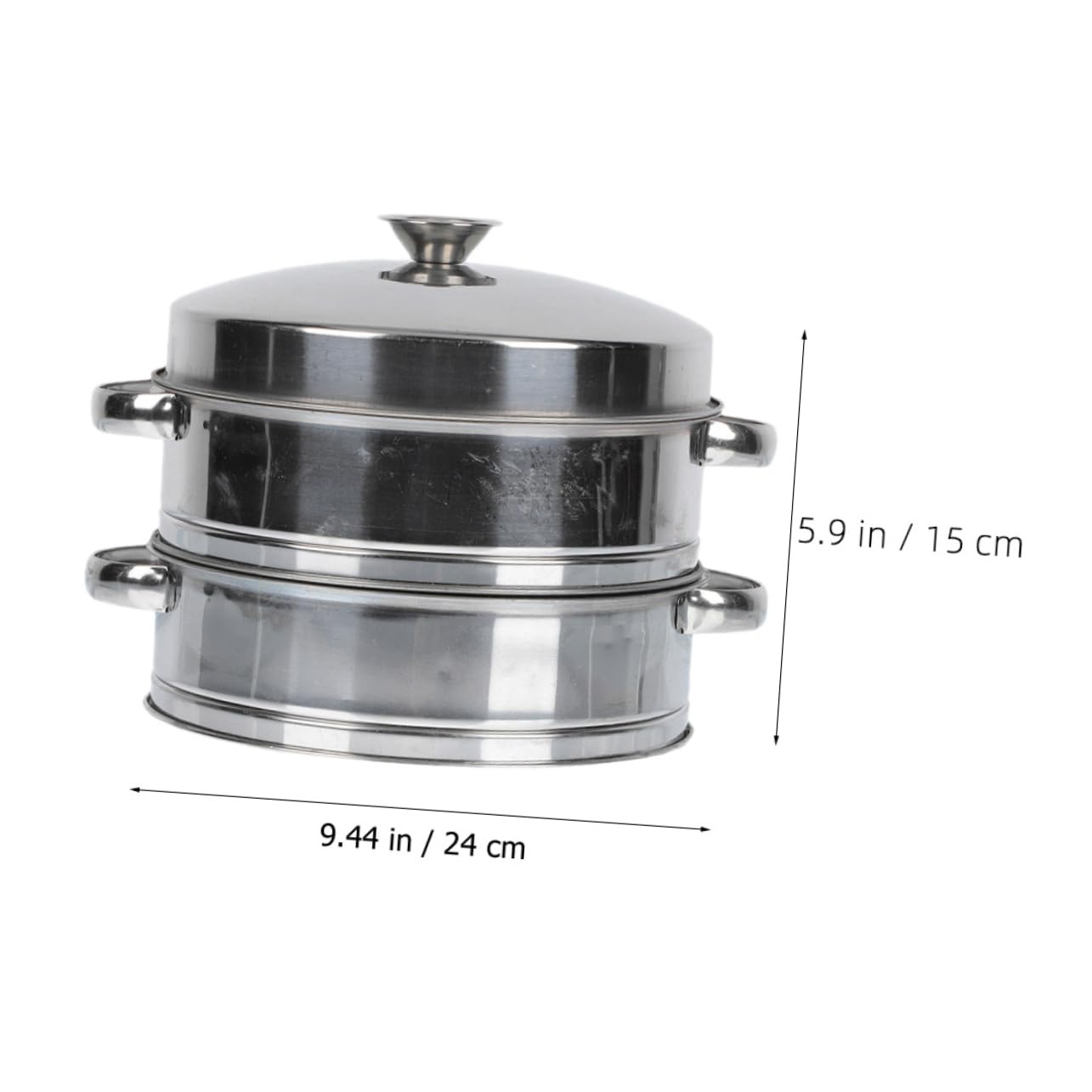 ULTECHNOVO Vaporera Inoxidable para Cocinar al Vapor Rejilla de 3 Niveles Multifuncional para Verduras Dim Sum y Pescado Utensilio de Cocina Práctico y Conveniente