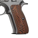Cool Hand G10 Grips for CZ 75 Full Size, Sunburst Texture, Brand, Orange/Black, H6-J6-34