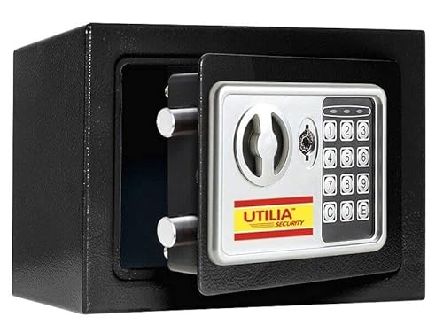 CASSAFORTE ELETTRONICA CON SERRATURA ELETTRONICA COMBINATORE 2 CHIAVI EMERGENZA INCASSO O A MURO