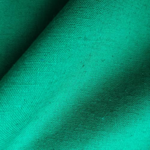 Image of Premium Cotton Flex Fabric for Sewing & Dressmaking | Soft, Breathable, Durable Material | Ideal for Kurtis, Shirts, Dresses, Home Decor & Crafts (Dark Green, 5 Meters)