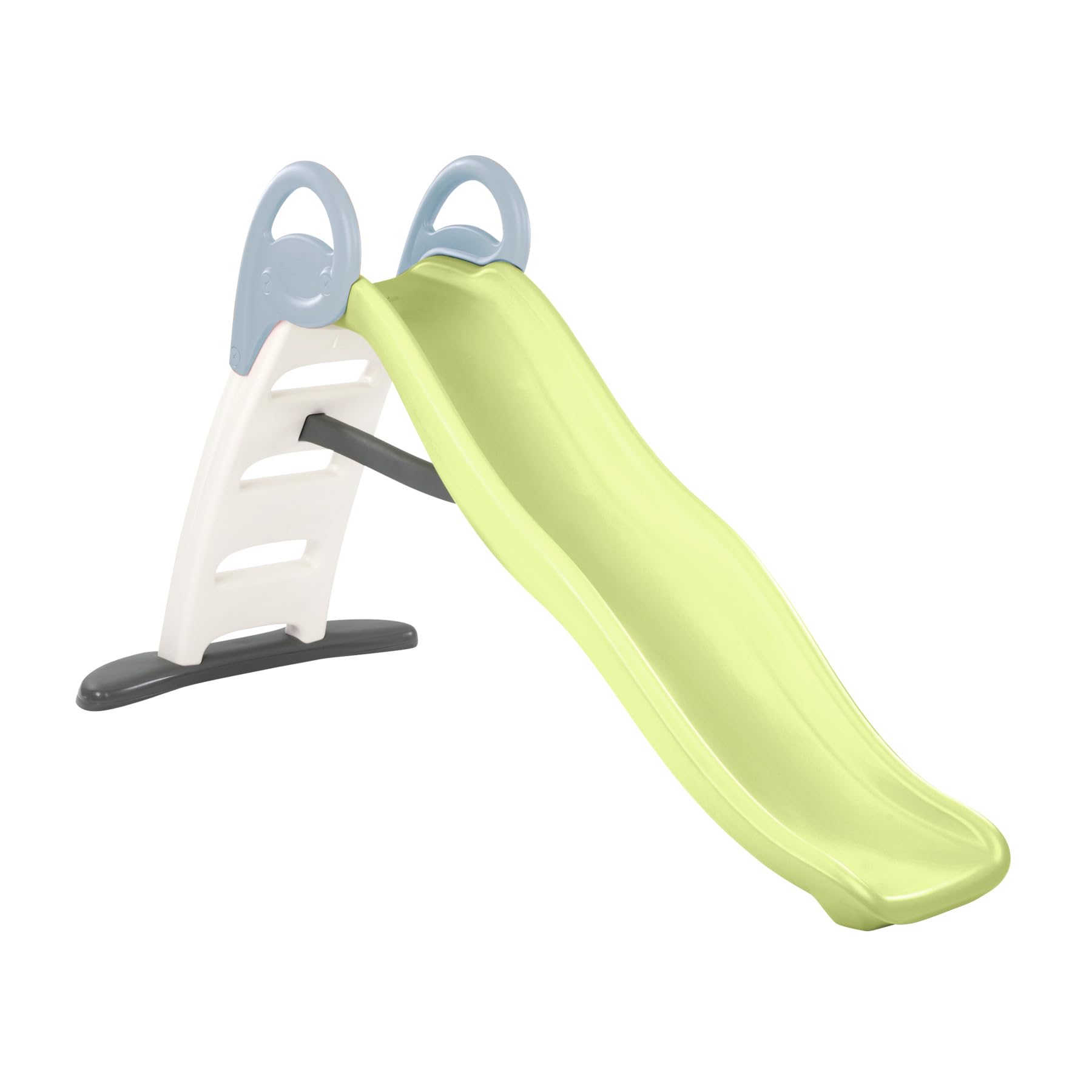 Smoby Life – Tobogán Funny con Conexión de Agua – Doble Ondulación, 2m, Escalones Antideslizantes, Protección UV, Material Reciclado 84% – para Niños a Partir de 2 Años (7600820405)