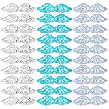 Cadeau à faire soi-même:Nos écussons ailes sont exquis et tendance, parfait pour les cadeaux faits à la main, vous pouvez les offrir en cadeau à votre famille, mère, amant, amis, tante qui aime le bricolage pour les anniversaires, Fête des mères, La Saint Valentin, Jour de Thanksgiving, Nouvel An et autres jours fériés