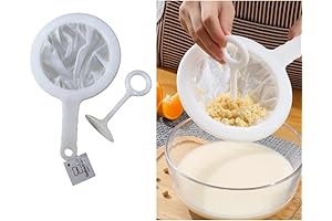 Nylon Strainer for Kefir Grains and Milk Kefir - 400 Mesh Size