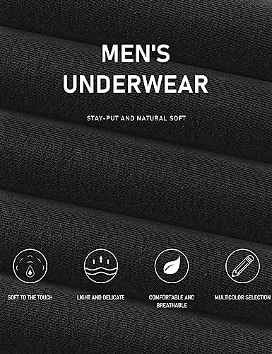 Image of Natural Feelings Boxer Briefs Mens Underwear Men Pack Soft Cotton Open Fly Underwear
