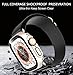 HASDON 6 Pack Case with Tempered Glass Screen Protector for Apple Watch Ultra 3/Ultra 2/Ultra 49mm, Scratch Resistant Full Protective Cover for iWatch 49mm