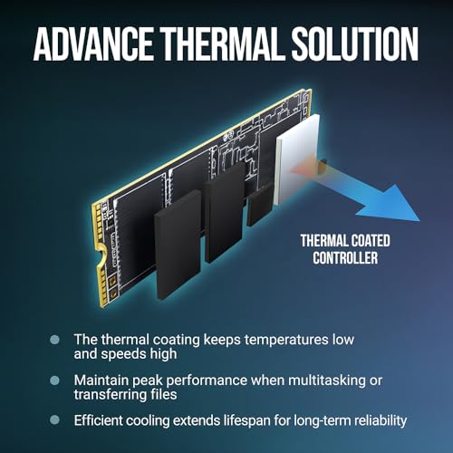 Image of PNY CS3250 1TB Gen5 SSD PCIe NVMe M.2 2280 - Up to 14,900MB /s - AI Application Ready, Ideal for Gaming, Photo /Video Editing, Demanding Workstations - Internal Solid-State Drive M280CS3250-1TB-TB
