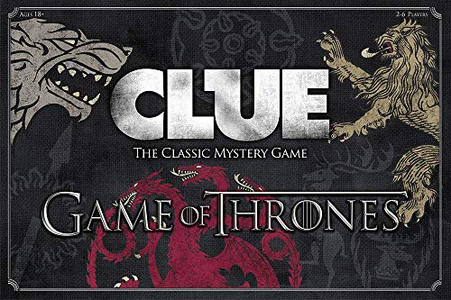 Clue Game of Thrones Board Game | Official Merchandise | Based on The Popular TV Show on HBO Game of Thrones