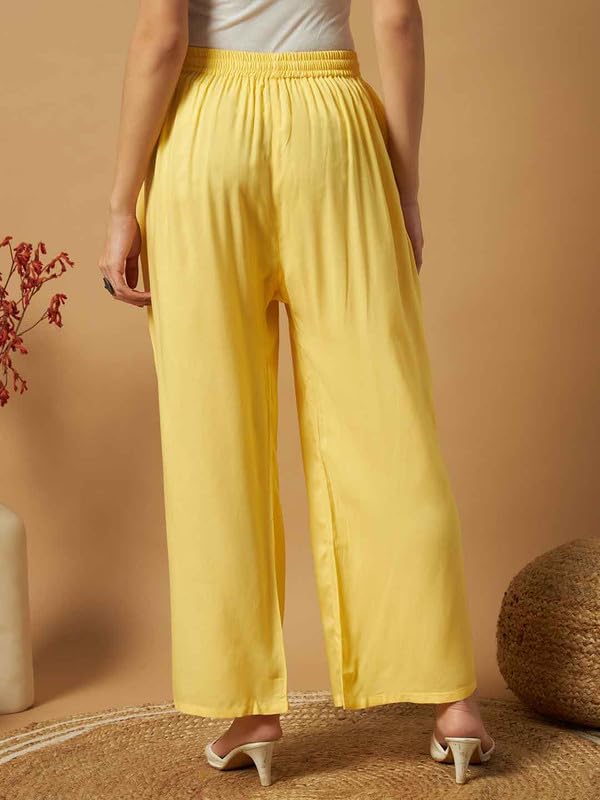 Image of Soft Colors Women Regular Fit Pocket Palazzo