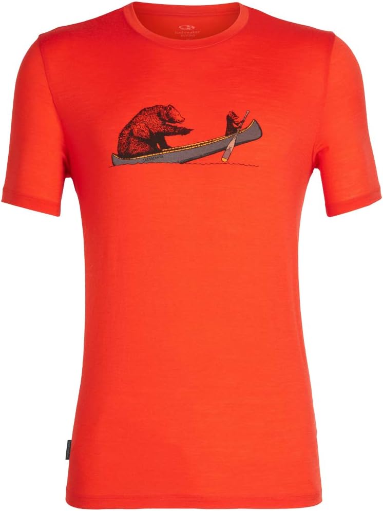 Icebreaker Men's Tech Lite Ss Crewe Canoe Companions T-Shirt
