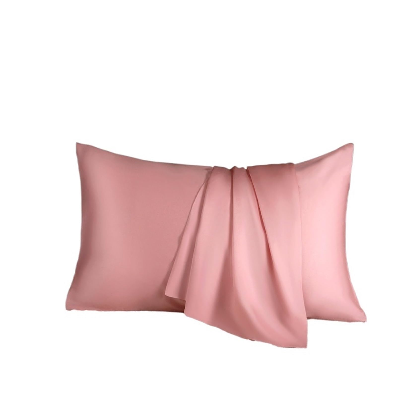 Silk Pillowcase Pure Mulberry Silk Pillowcase Silk Pillow Cover 40 * 60cm 50 * 70cm Qeen King Size Pillowcase(Pink,50x90cm 1pc)