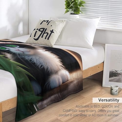 Couverture animal chat grand format pour des soirées cocooning sur le canapé - 7