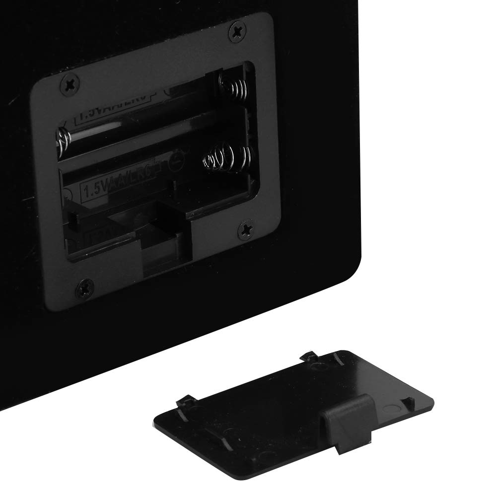 Automatischer Uhrenbeweger, geräuschisolierende Kohlefaser-Uhrenbox PU-Leder für Armbanduhr für Damen und Herren Mechanische Uhr 100-240V(Mich)