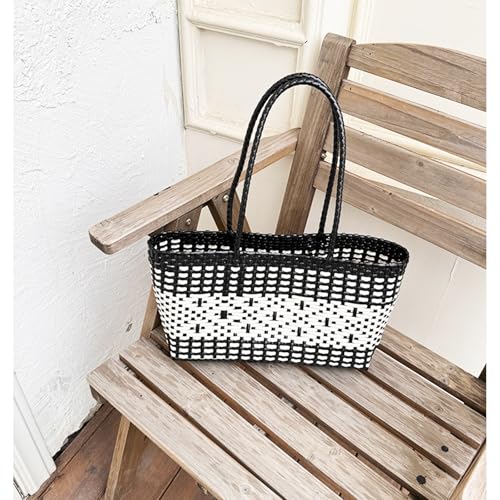 Straw Beach Bag for Women, Large Capacity Tote Bag, Handbag for Vacation, Travel, Daily(Styles 4513