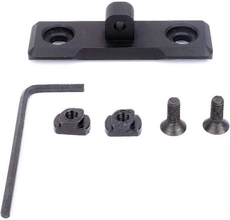 M-Lok Bipod Mount Adapter AR15 Bipod Adaptor Fits mlok Rail for Harris Bipod Sling Stud Aluminum