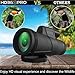 JBSZTH Monocular Telescope 12x50 High Powered for Adults, Waterproof Fogproof with Smartphone Adapter & Tripod, BAK4 Prism FMC Lens for Bird Watching Hunting Concerts Stargazing, Gift for Family
