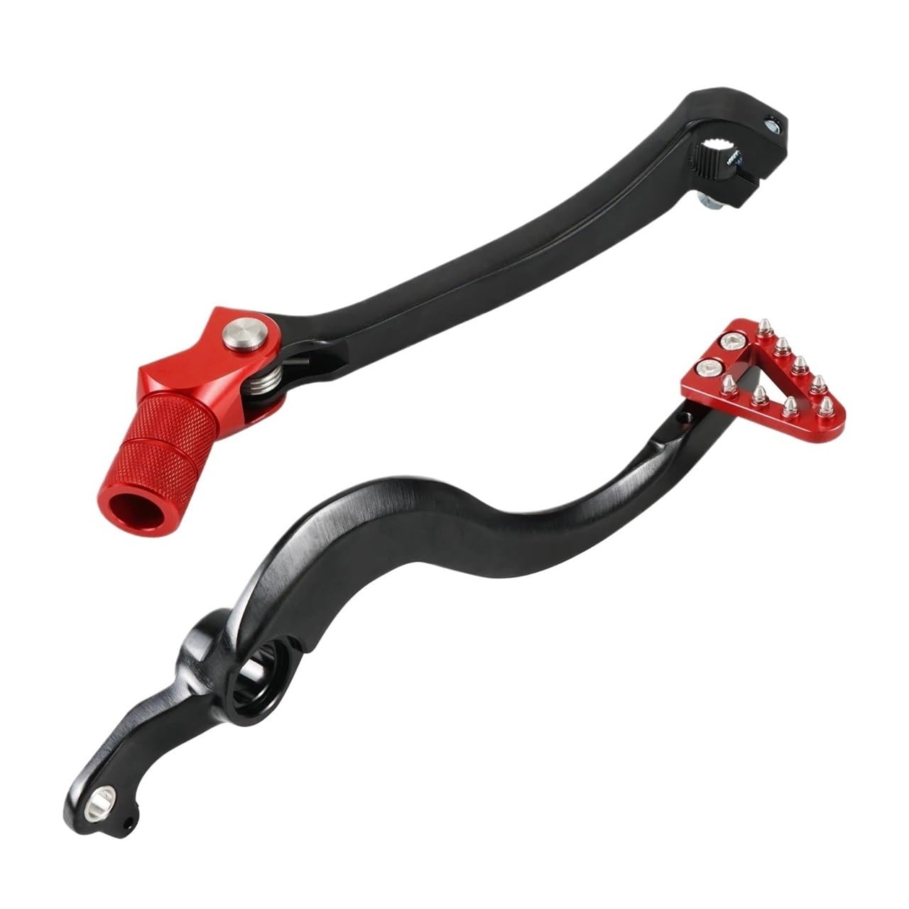 Moto Levier Changement Levier Changement Vitesse Levier Pédale Frein Réglable Forgé Moto pour CRF250R 18-23 CRF450R CRF450RX 17-23 CRF250RX 19-23 Levier Vitesses Shifter Pédale(Kit)