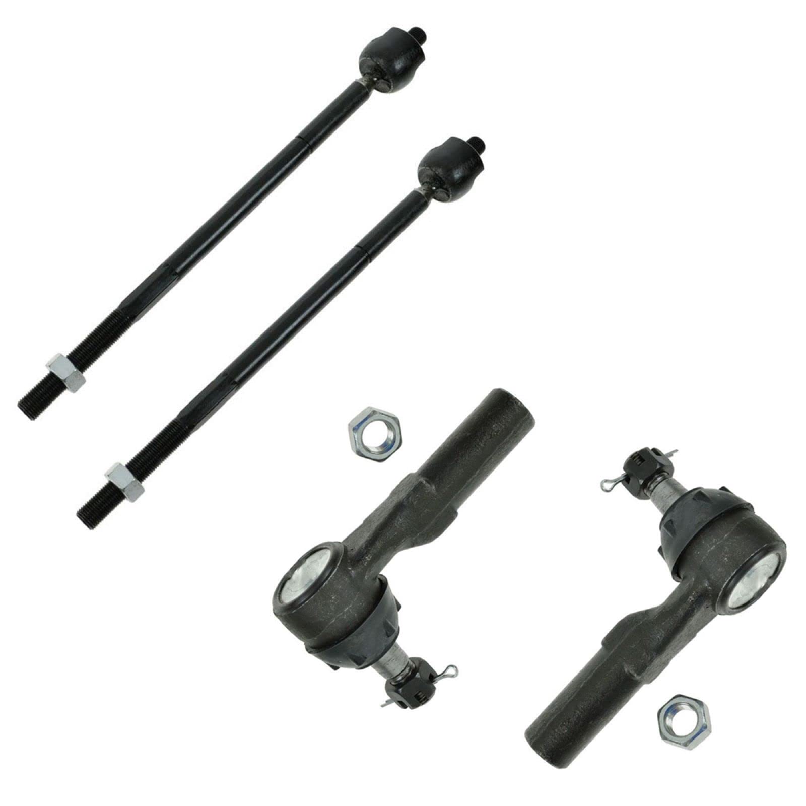 TRQ Front Tie Rod Set Compatible with 1997-1999 Dodge Dakota 1999 Durango
