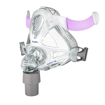 Resmed Quattro FX for Her Full Face Mask Frame System - with CPAP Mask Frame System, Elbow & Full Face Cushion - Headgear Not Included - Premium CPAP Supplies - Medium