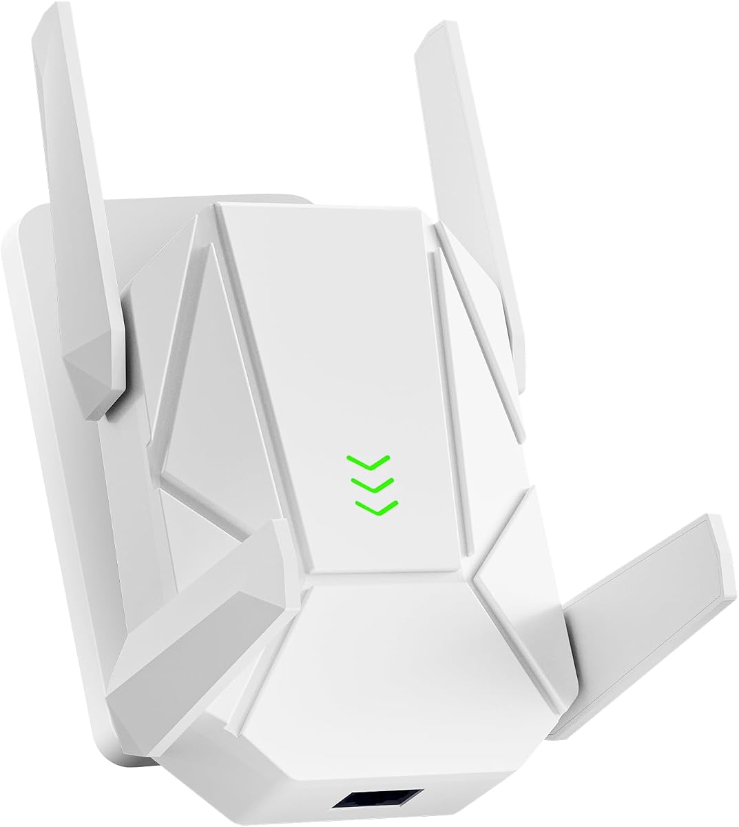 Extensor WiFi, 2026 15X WiFi 6 Booster AX1800 más rápido | (5,8/2,4 GHz) 18,999 pies cuadrados de largo alcance y más de 135 dispositivos, amplificador de señal extensor WiFi para el hogar con puerto Ethernet (blanco)