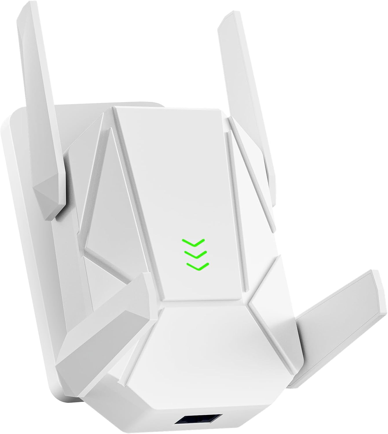 WiFi Extender, 2026 15X Fastest WiFi 6 Booster AX1800 (5.8/2.4GHz) 18,999 sq.ft Long Range and 135+ Devices, WiFi Extender Signal Booster for Home with Ethernet Port (White)