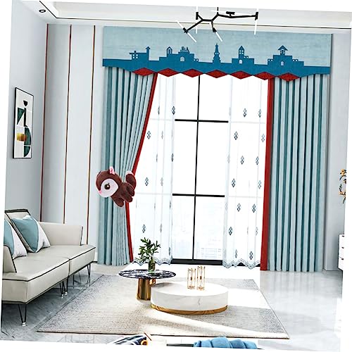 Abrazaderas de cortina con ardilla Ciieeo: 2 pares de soportes para ventanas 4