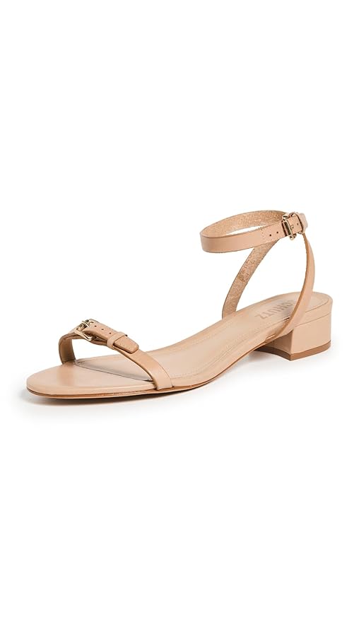 Amazon.com | SCHUTZ Women's Aurora Low Block Sandal Heels