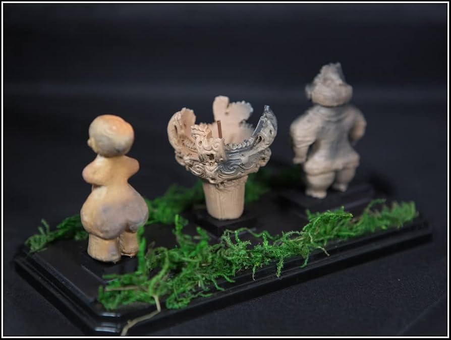 縄文のビーナス　模造品　土器　土偶　縄文 国宝「土偶」= 縄文のビーナス、仮面の女神 二人の女神に会いに