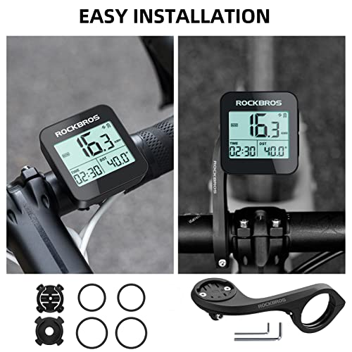 Rockbros 29210017001+29210012001-CBRUS Gps Bike Computer With Mount thumb #5