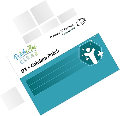 Miniatura 2 de Parche tópico D3Calcio por PatchAid (transparente) - Paquete de 1