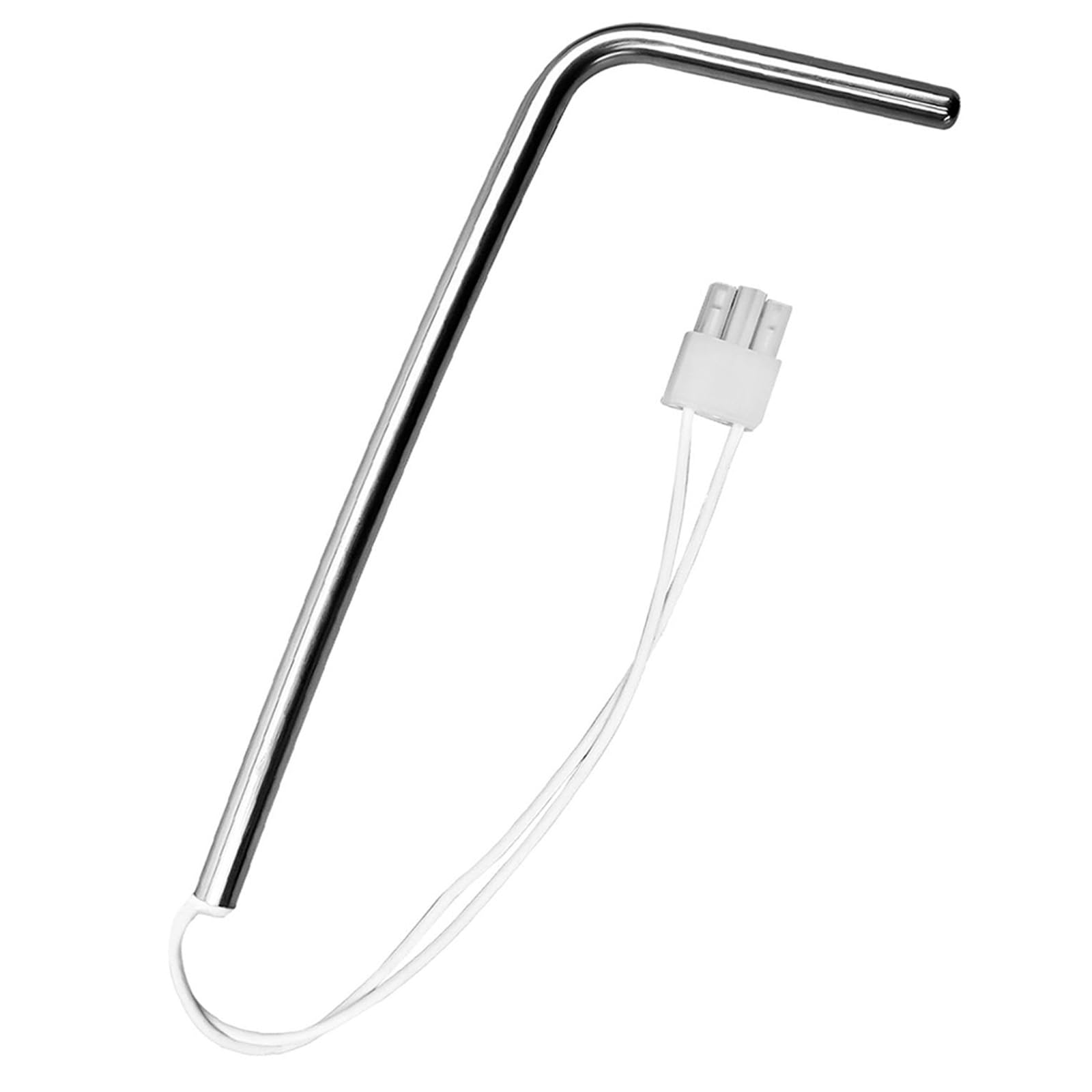 Limtula W10511923 Ice Maker Temperature Part Refrigerator Thermistor Replacement with Stainless Probe and Plug Connector Thermistor for Fridge