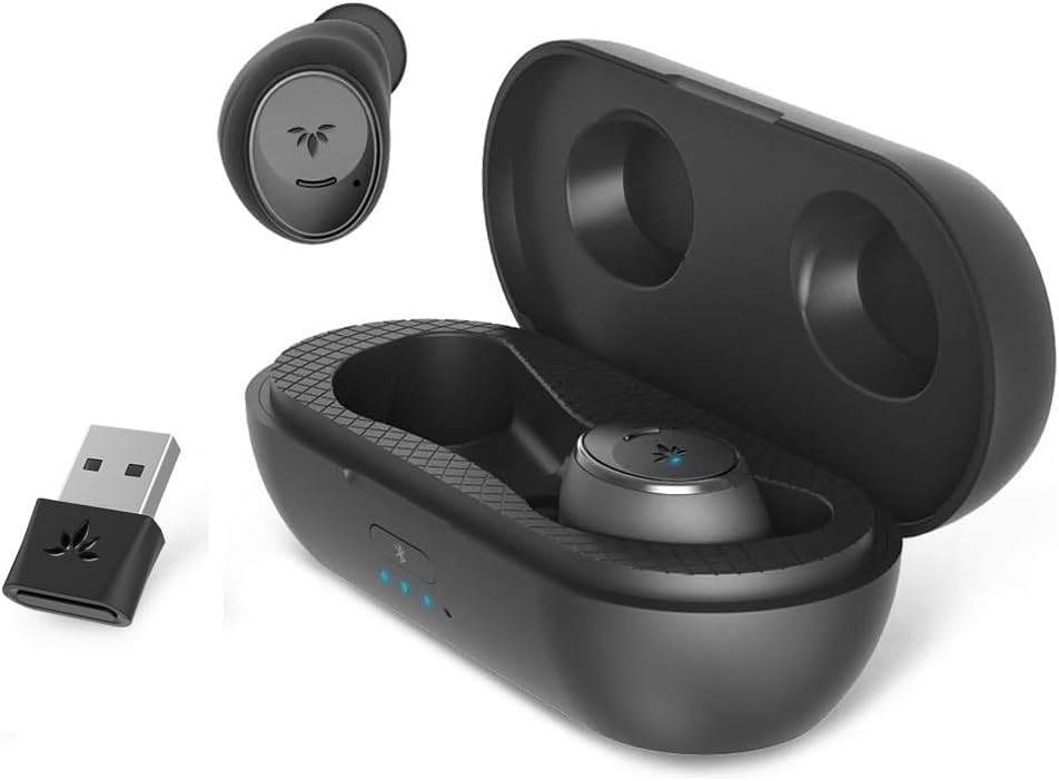 Avantree Ace M10 – Wireless Earbuds for PC Laptop Computer with USB Adapter, Bluetooth 5.2, Noise Cancelling Mic for Clear Calls, Connecting with Phones for Music, aptX Adaptive, 36Hrs Avantree Ace M10 – Wireless Earbuds for PC Laptop Computer with USB Adapter, Bluetooth 5.2, Noise Cancelling Mic for Clear Calls, Connecting with Phones for Music, aptX Adaptive, 36Hrs