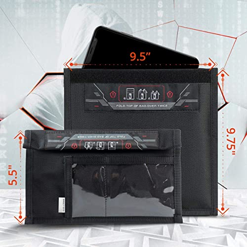 Mission Darkness Non-Window Faraday Bag Collection Includes Phone, Tablet, and Laptop Size Bags - RF Shielding, Signal Isolation, EMF Reduction, EMP Protection, Anti-Tracking Hacking Spying3